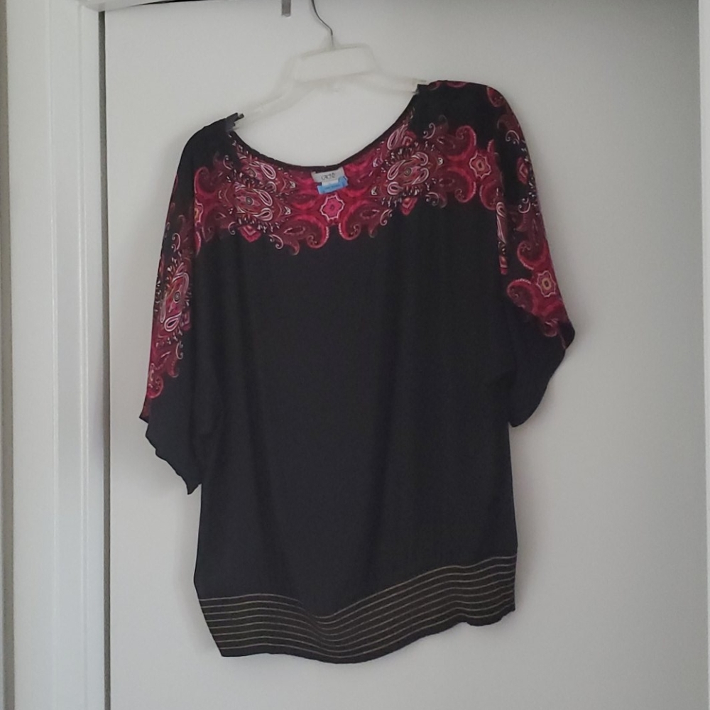 CACHE silk top